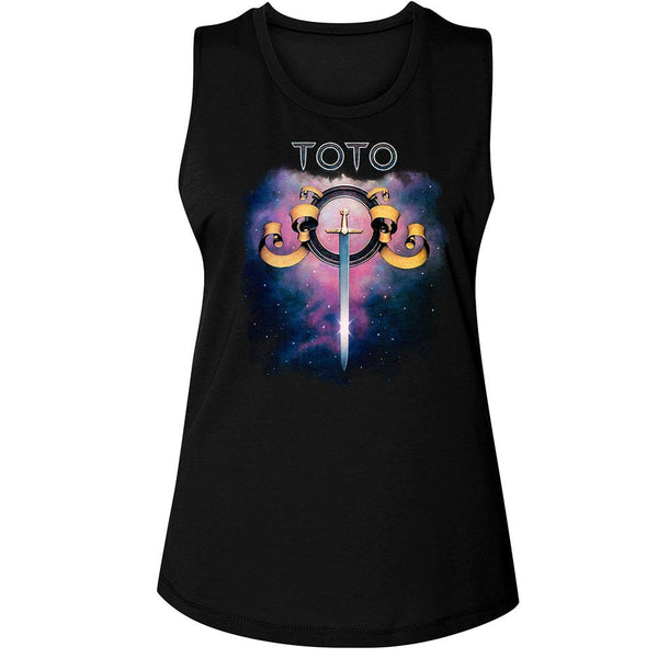 Toto - Galaxy Womens Muscle Tank Top - HYPER iCONiC.