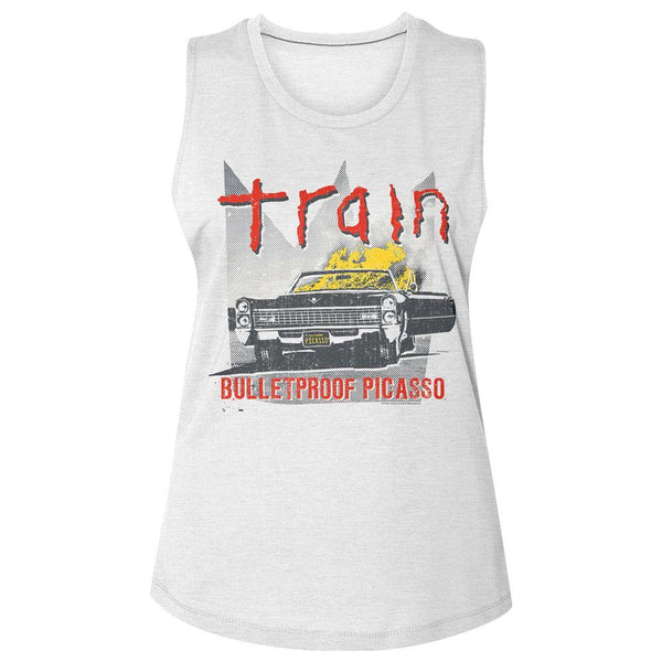 Train Bullet Proof Womens Slub T-Shirt - HYPER iCONiC