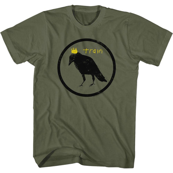 Train Crow & Crown In Circle T-Shirt - HYPER iCONiC