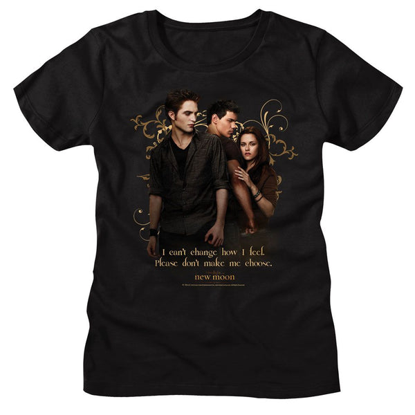 Twilight - New Moon Poster Womens T-Shirt - HYPER iCONiC.
