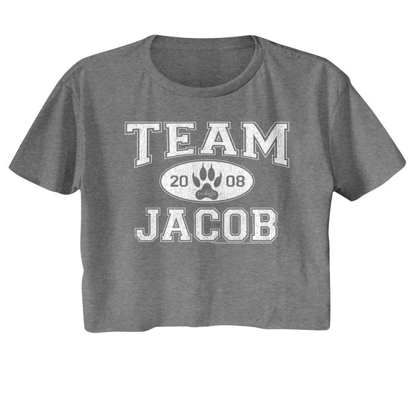 Twilight - Team Jacob Womens Crop Tee - HYPER iCONiC.
