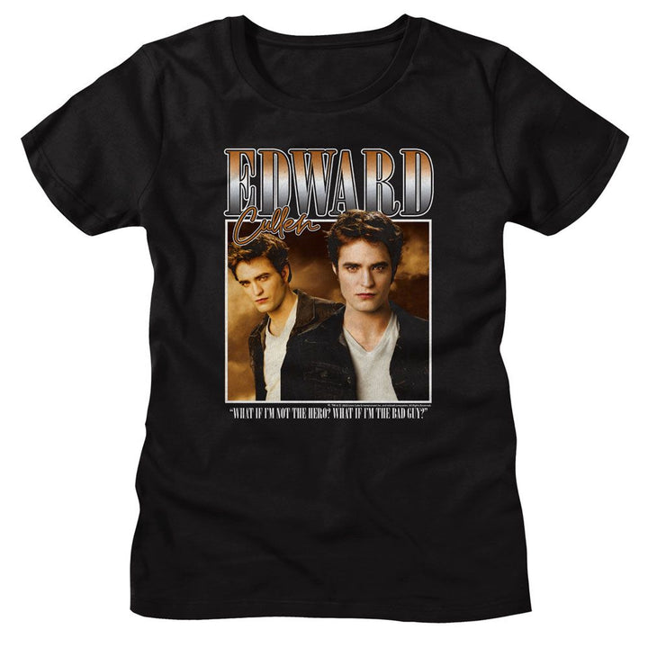 Twilight - Two Image Box Womens T-Shirt - HYPER iCONiC.