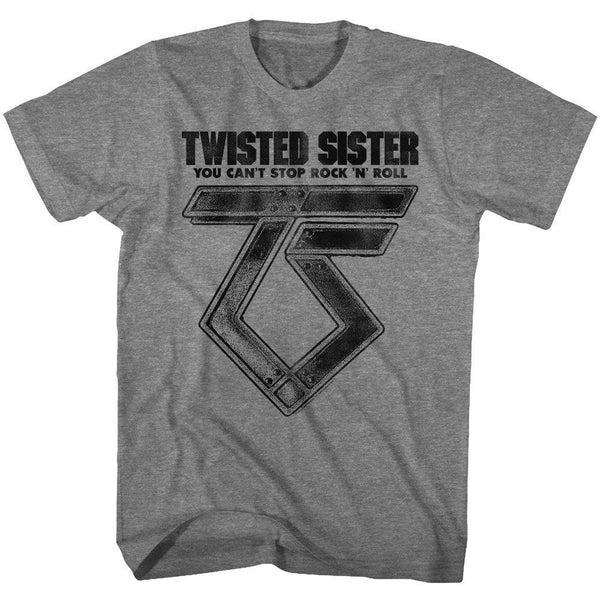 Twisted Sister Can'T Stop Rock'N'Roll Boyfriend Tee - HYPER iCONiC