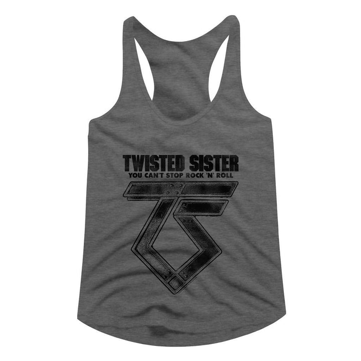 Twisted Sister Can'T Stop Rock'N'Roll Womens Racerback Tank - HYPER iCONiC