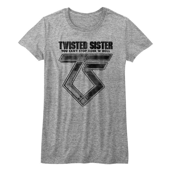 Twisted Sister Can'T Stop Rock'N'Roll Womens T-Shirt - HYPER iCONiC