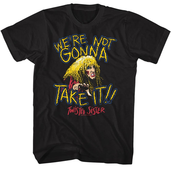 Twisted Sister - Not Gonna Take It T-Shirt - HYPER iCONiC.
