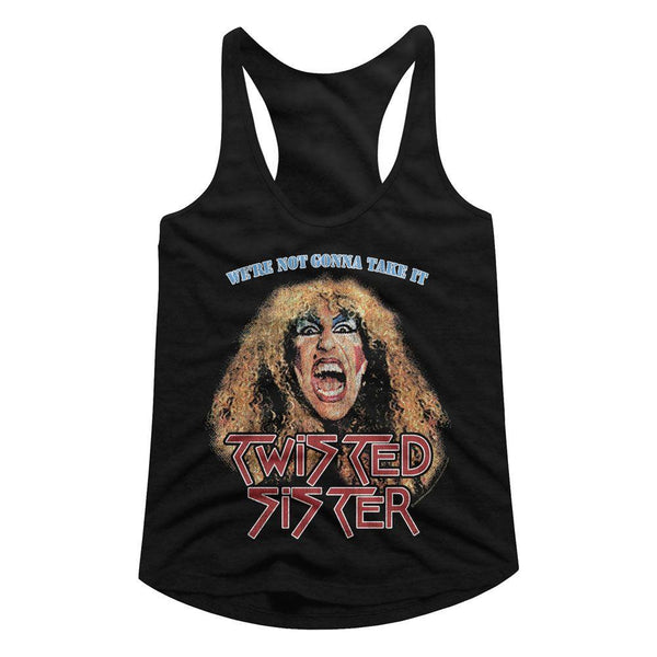 Twisted Sister Not Gonna Take It Womens Racerback Tank - HYPER iCONiC