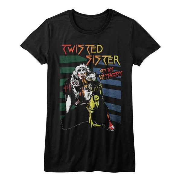 Twisted Sister Stay Hungry Womens T-Shirt - HYPER iCONiC