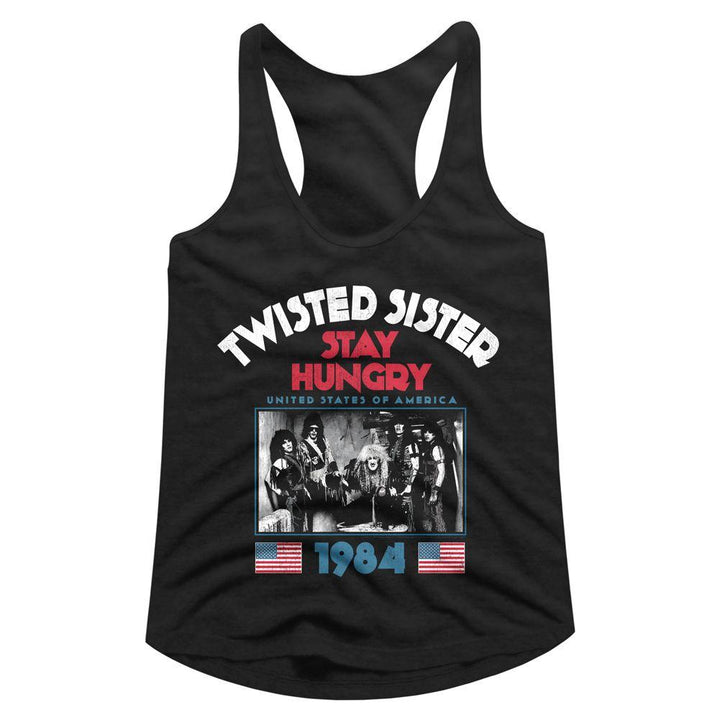 Twisted Sister Stayhungry Womens Racerback Tank - HYPER iCONiC