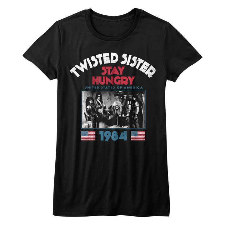 Twisted Sister Stayhungry Womens T-Shirt - HYPER iCONiC