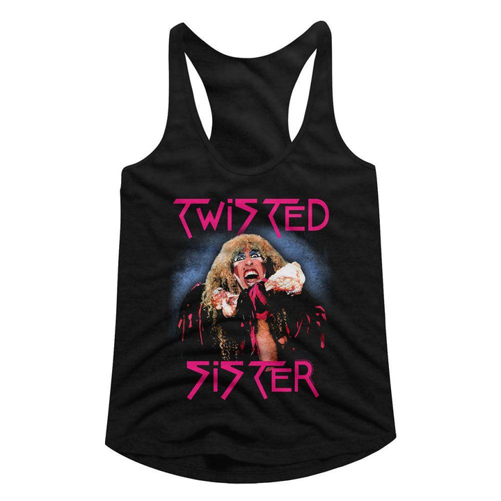 Twisted Sister Twisted Dee Womens Racerback Tank - HYPER iCONiC