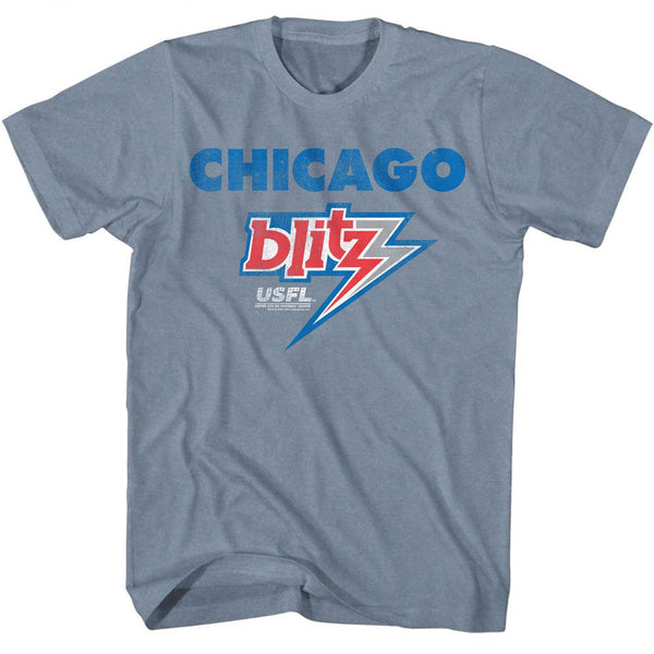 USFL - Chicago Blitz T-Shirt - HYPER iCONiC.