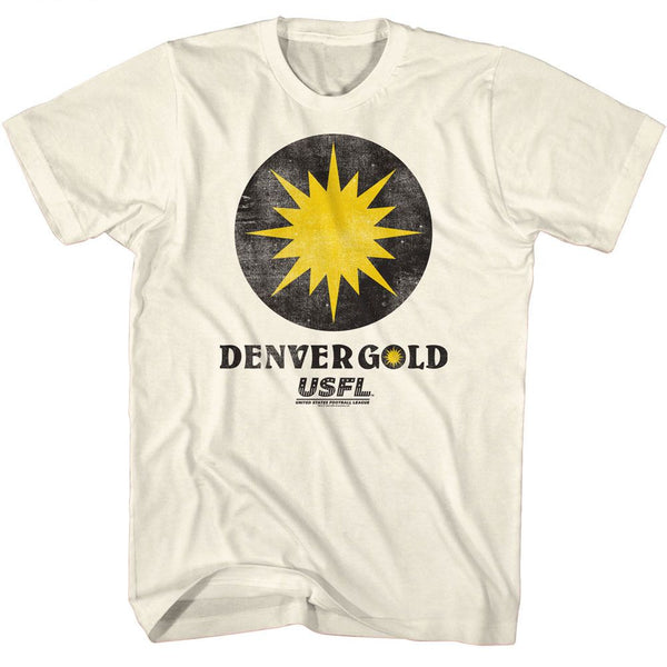 USFL - Denver Gold Boyfriend Tee - HYPER iCONiC.