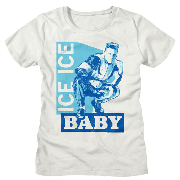 Vanilla Ice - Ice Ice Baby Womens T-shirt - HYPER iCONiC.