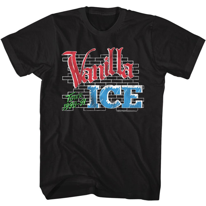Vanilla Ice - Vanilla Ice Tour 1990 91 T-Shirt - HYPER iCONiC.