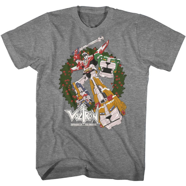 Voltron - Christmas Wreath T-shirt - HYPER iCONiC.