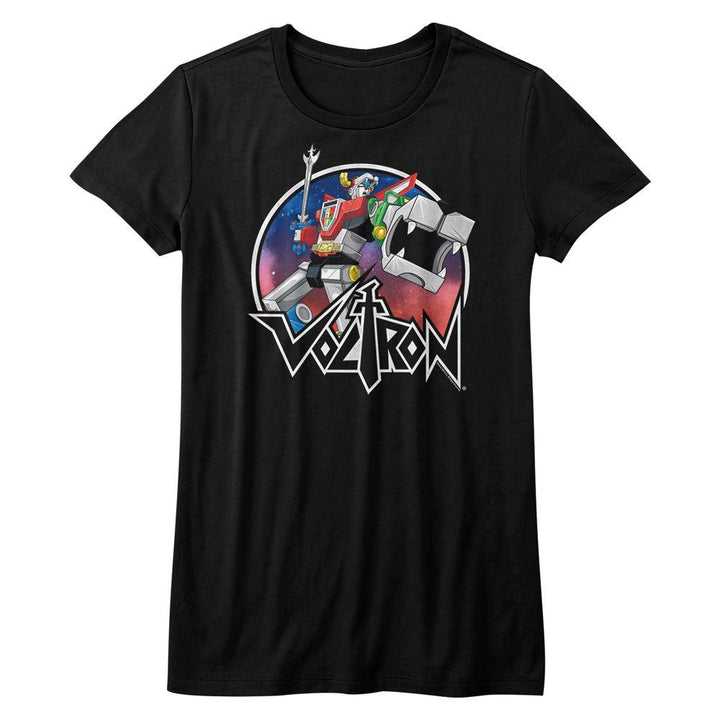 Voltron Circle Robot Sketch Womens T-Shirt - HYPER iCONiC
