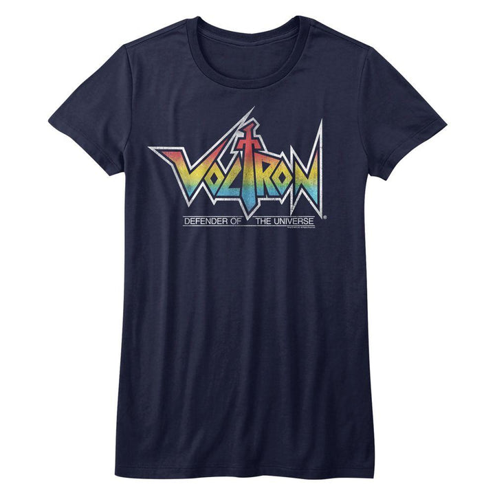 Voltron Rainbow Logo Womens T-Shirt - HYPER iCONiC