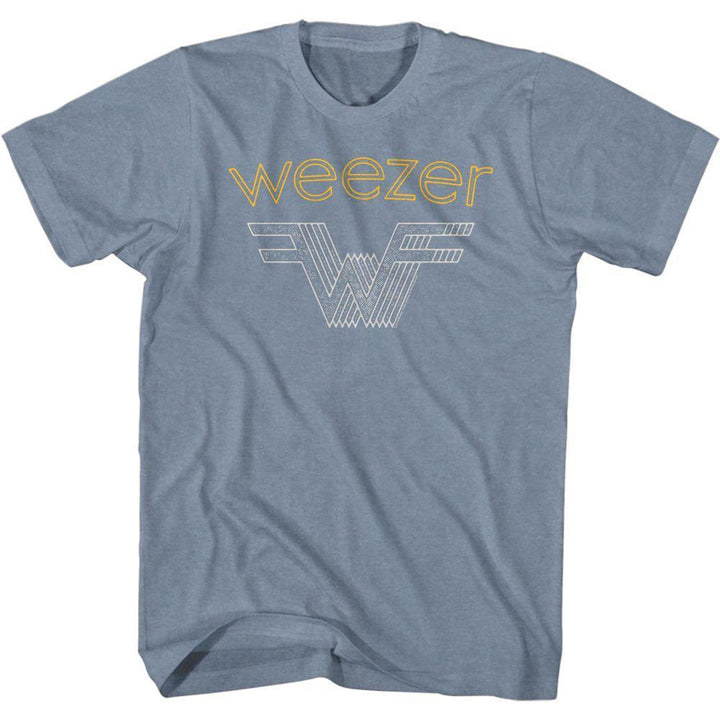 Weezer Stacked Weezer Boyfriend Tee - HYPER iCONiC