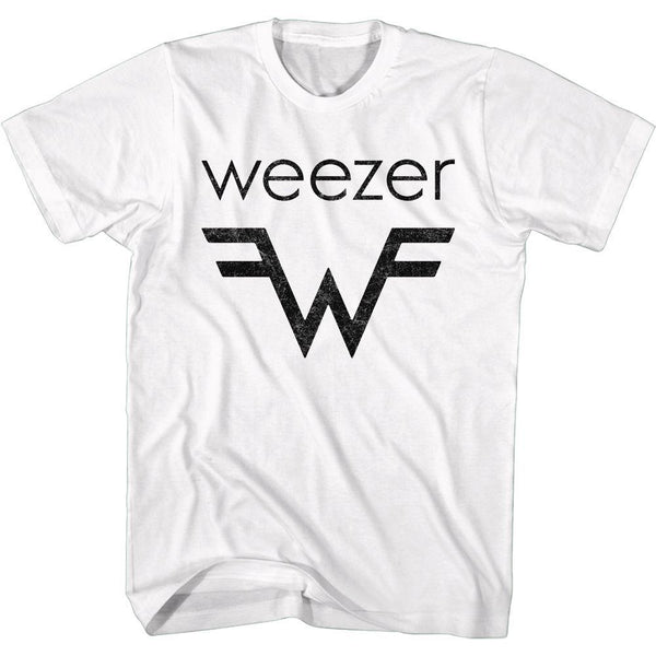 Weezer Weezer & W Logo T-Shirt - HYPER iCONiC