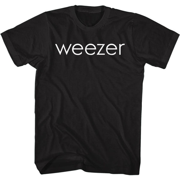 Weezer Wht Weezer Logo Boyfriend Tee - HYPER iCONiC