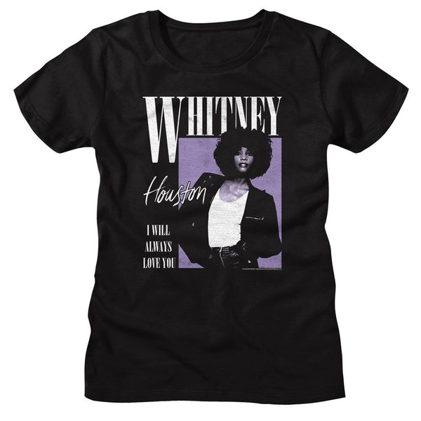 Whitney Houston - Always Love You Womens T-Shirt - HYPER iCONiC.