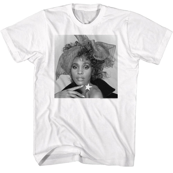Whitney Houston - BW Bow T-Shirt - HYPER iCONiC.
