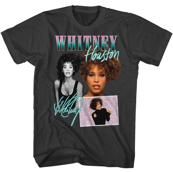 Whitney Houston - Collage Boyfriend Tee - HYPER iCONiC.