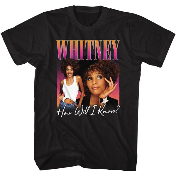 Whitney Houston - Gradient How Will I T-Shirt - HYPER iCONiC.