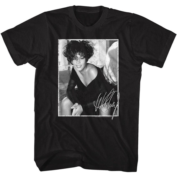 Whitney Houston - Signed Photo Boyfriend Tee - HYPER iCONiC.