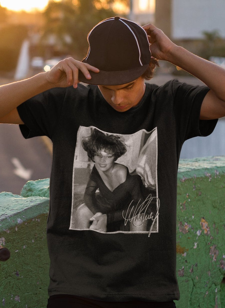 Whitney Houston - Signed Photo T-Shirt - HYPER iCONiC.