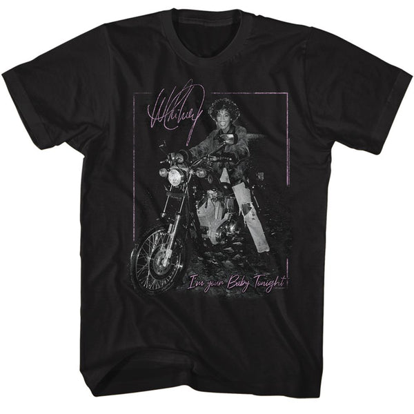 Whitney Houston - Whitney-motorcycle T-Shirt - HYPER iCONiC.