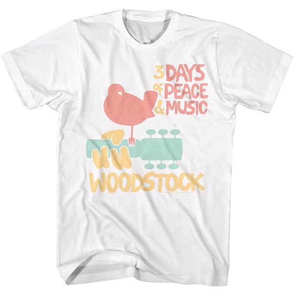 Woodstock - 3 Days Of Peace T-Shirt - HYPER iCONiC.