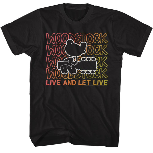 Woodstock - Live And Let Live Gradient Boyfriend Tee - HYPER iCONiC.