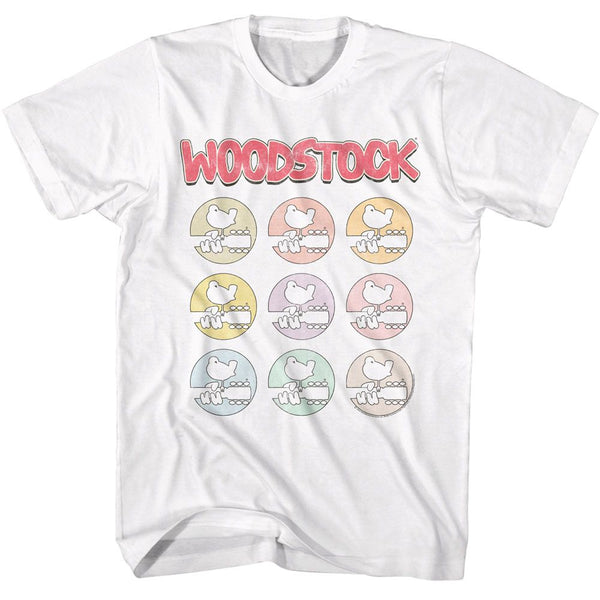 Woodstock - Multi Color Icons T-Shirt - HYPER iCONiC.