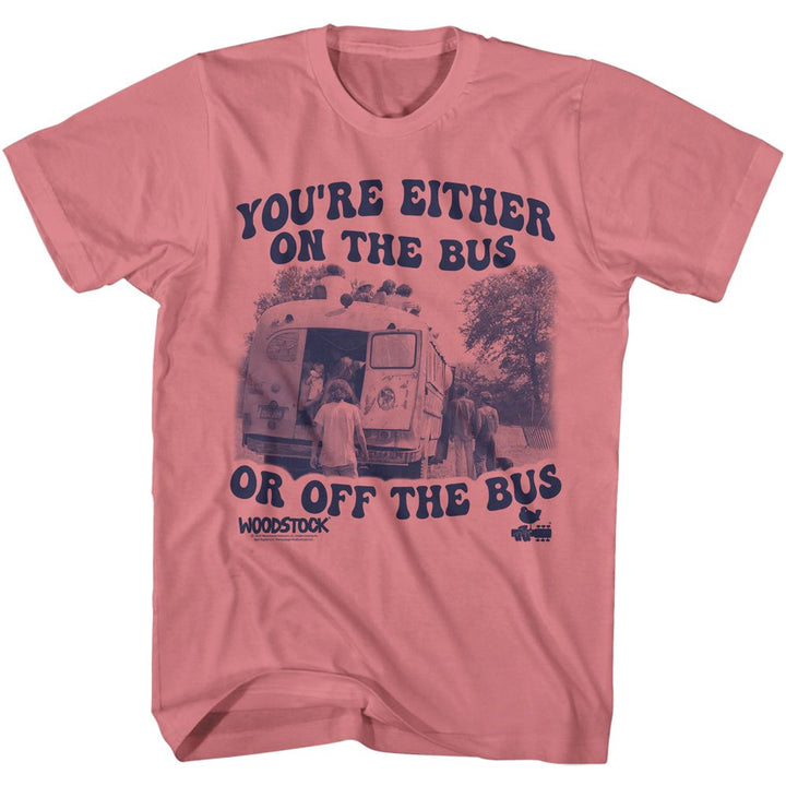 Woodstock - On Or Off The Bus Boyfriend Tee - HYPER iCONiC.