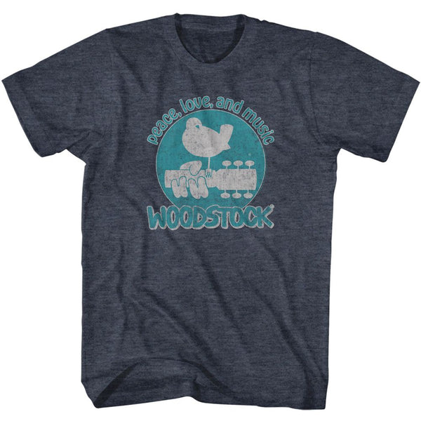 Woodstock - Peace Love And Music Boyfriend Tee - HYPER iCONiC.