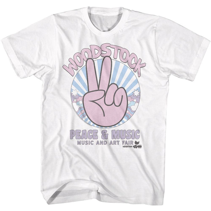Woodstock - Peace Sign Boyfriend Tee - HYPER iCONiC.