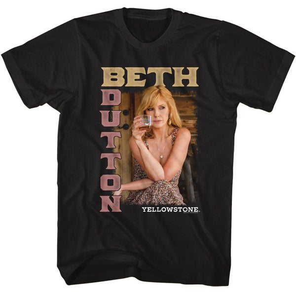Yellowstone - BETH Dutton Name And Drinking Boyfriend Tee - HYPER iCONiC.
