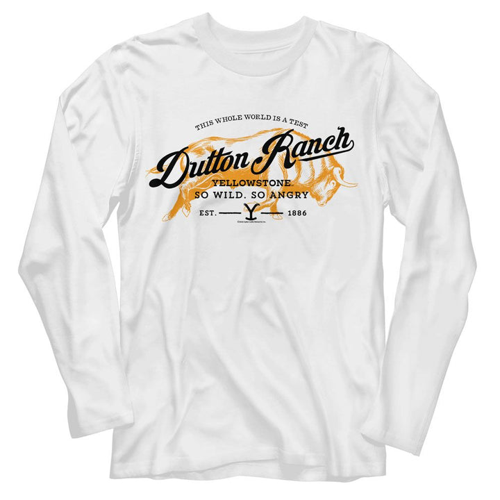 Yellowstone - Dutton Ranch Buffalo Long Sleeve T-Shirt - HYPER iCONiC.