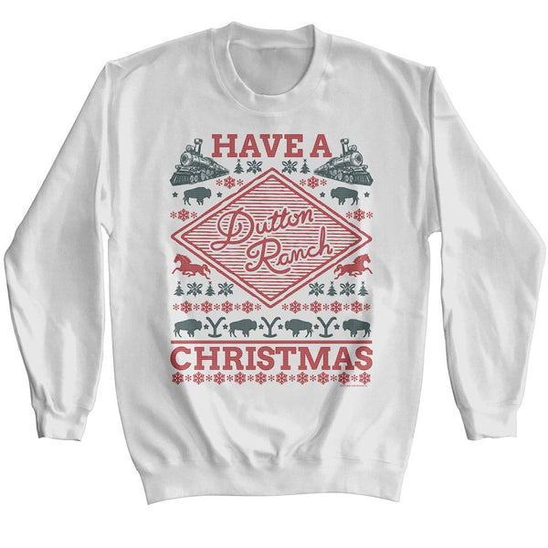 Yellowstone - Dutton Ranch Christmas Sweatshirt - HYPER iCONiC.