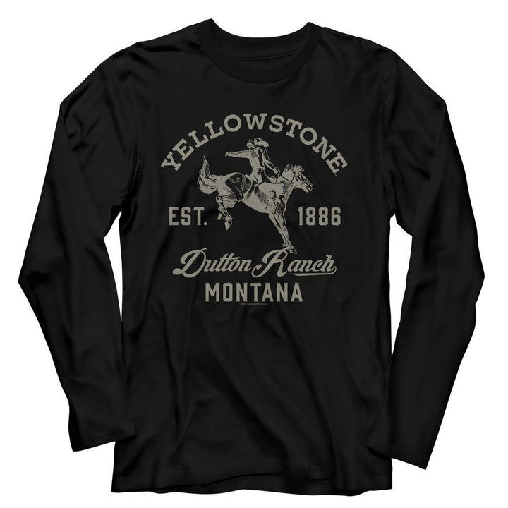 Yellowstone - Dutton Ranch Cowboy Long Sleeve T-Shirt - HYPER iCONiC.