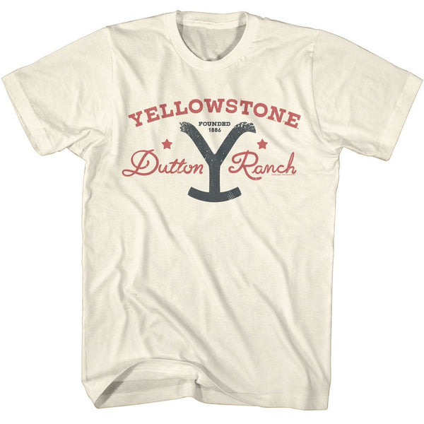 Yellowstone - Dutton Ranch Founded 1886 Boyfriend Tee - HYPER iCONiC.
