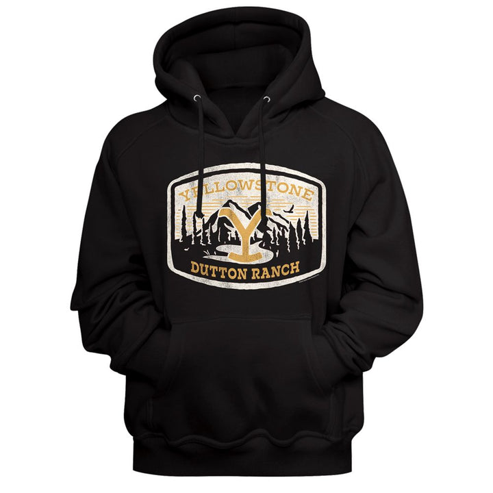 Yellowstone - Dutton Ranch Patch Boyfriend Hoodie - HYPER iCONiC.