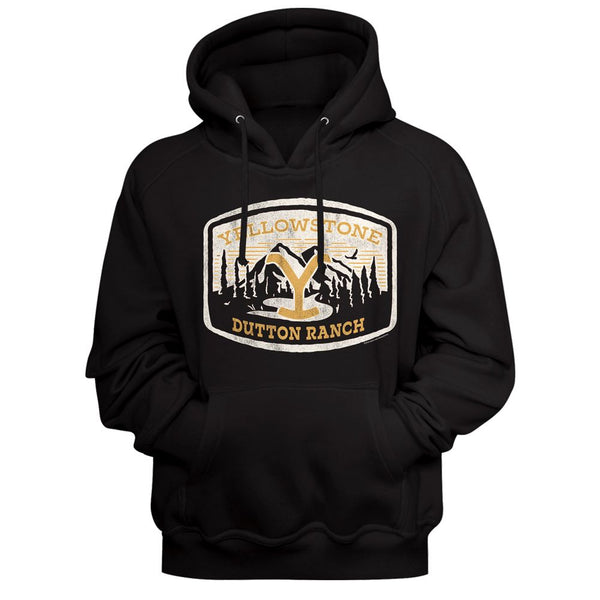 Yellowstone - Dutton Ranch Patch Hoodie - HYPER iCONiC.
