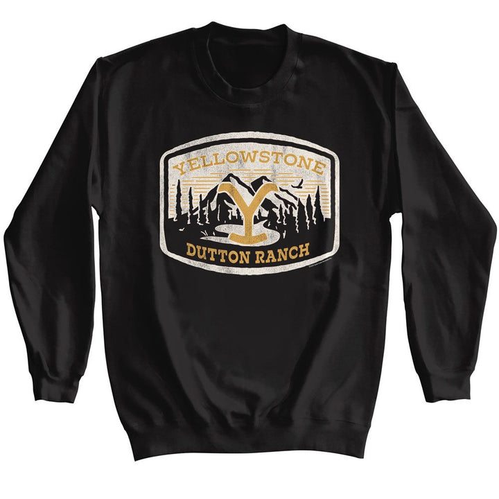 Yellowstone - Dutton Ranch Patch Sweatshirt - HYPER iCONiC.