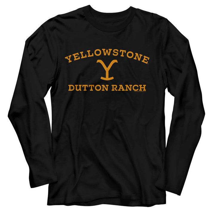 Yellowstone - Light Logo Long Sleeve T-Shirt - HYPER iCONiC.