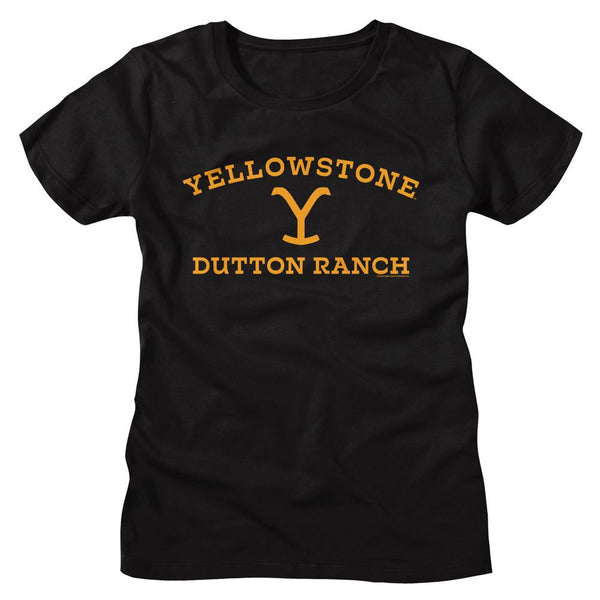 Yellowstone - Light Logo Womens T-Shirt - HYPER iCONiC.