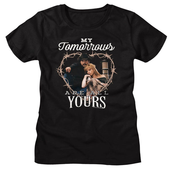 Yellowstone - My Tomorrows Are Yours Womens T-Shirt - HYPER iCONiC.