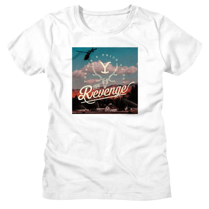 Yellowstone - Price For Revenge Womens T-Shirt - HYPER iCONiC.
